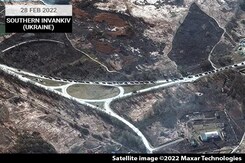 Satellite Pics Show 64-Km Russian Army Convoy Near Kyiv, Burning Homes Satellite Pics Show 64-Km Russian Army Convoy Near Kyiv, Burning Homes