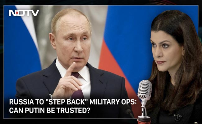Russia To "Step Back" Military Ops: Can Putin Be Trusted? -  'Hot Mic' with Nidhi Razdan