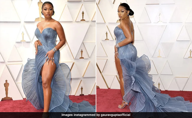 Oscars 2022: Megan Thee Stallion Makes Jaws Drop In A Gaurav Gupta Gown