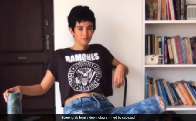 Another Instagram Exchange Between Saba Azad And Sussanne Khan. Also, A Comment From Hrithik Roshan