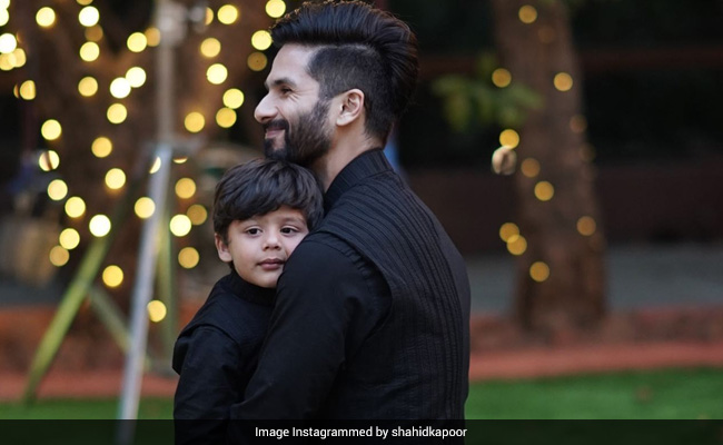 "You Have My Heart And You Know It": Shahid Kapoor Shares An Adorable Post With Son Zain