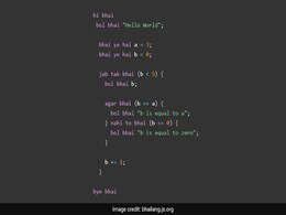 "Bhai-Lang", New Programming Language By 2 Indians, Amuses Internet "Bhai-Lang", New Programming Language By 2 Indians, Amuses Internet