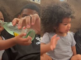 Viral Video: Adorable Baby Drinks Sparkling Water For The First Time; Internet Can't Help But Relate