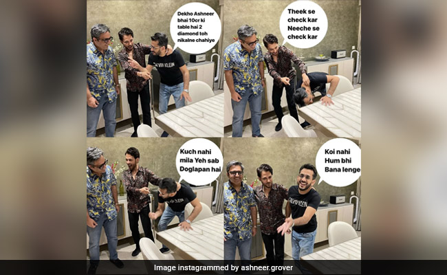 Ashneer Grover's '10 Crore Table' Meme, Featuring <i>Shark Tank's</i> Aman Gupta, Anupam Mittal