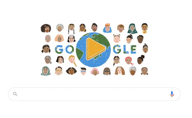 Google Doodle Celebrates International Women's Day With Animated Slideshow