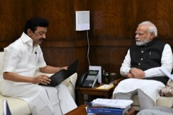 Tamil Nadu Chief Minister Stalin Meets PM Modi, Seeks Aid For Lankan Tamils Tamil Nadu Chief Minister Stalin Meets PM Modi, Seeks Aid For Lankan Tamils