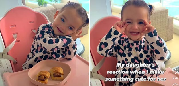 Watch: Toddler's Reaction Upon Receiving Snacks Will Tug At Your Heartstrings