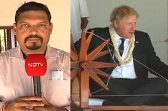 Boris Johnson Becomes First UK PM To Visit Sabarmati Ashram Boris Johnson Becomes First UK PM To Visit Sabarmati Ashram