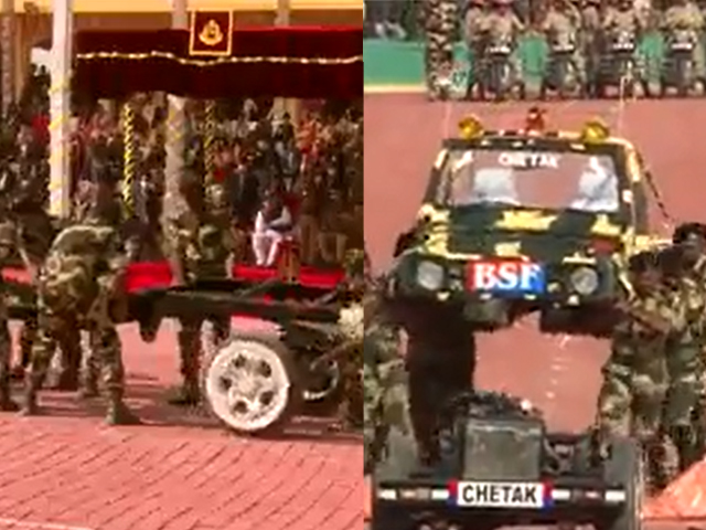 BSF जीप के पुर्जे-पुर्जे को किया अलग, फिर कुछ ही देर में जोड़ डाला वापस