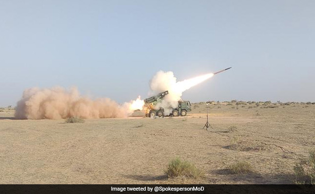 India Successfully Test-Fires Pinaka Missile Systems