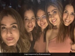 Raveena Tandon Parties With Shamita Shetty, Neelam Kothari, Mira Rajput And Others Raveena Tandon Parties With Shamita Shetty, Neelam Kothari, Mira Rajput And Others