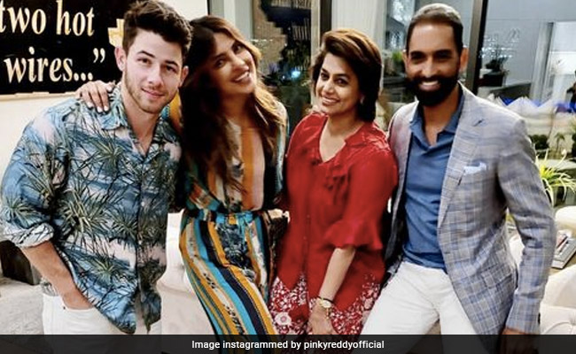 Priyanka Chopra And Nick Jonas Host Dinner For Friends From India In Los Angeles