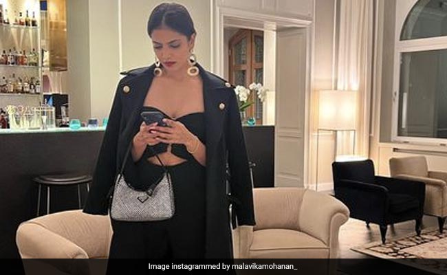 Malavika Mohanan's All-Black Outfit Makes Italian Summer Nights Even Chicer