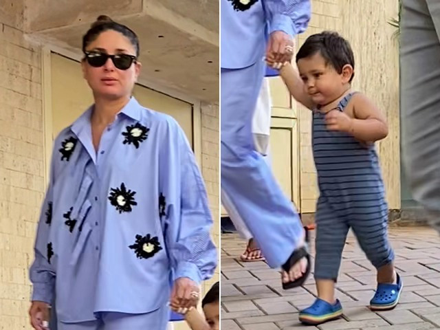 Kareena Kapoor Takes A Walk With Jeh Baba