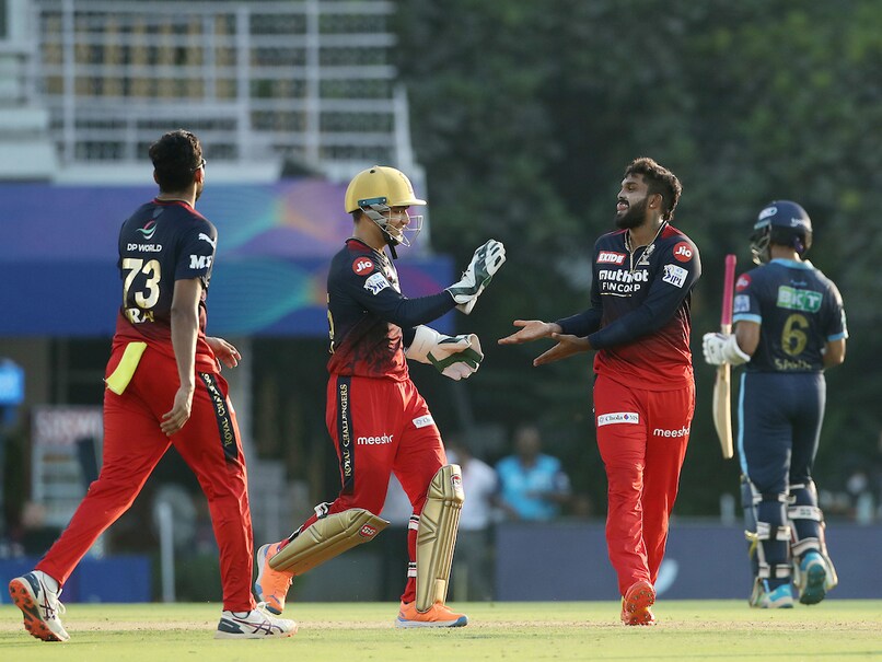 IPL 2022, GT vs RCB Live Score: Wanindu Hasaranga Strikes As GT Lose Wriddhiman Saha In Chase Of 171