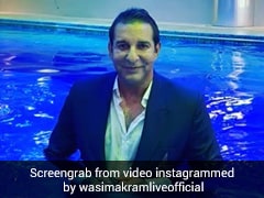Watch: Wasim Akram Hits Back At Trolls, Enters Swimming Pool Wearing Suit