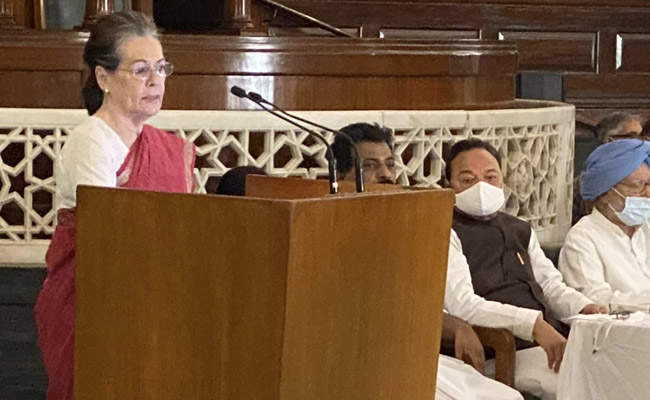"Unity At All Levels": Sonia Gandhi's Hint For Rebels At Party MPs' Meet