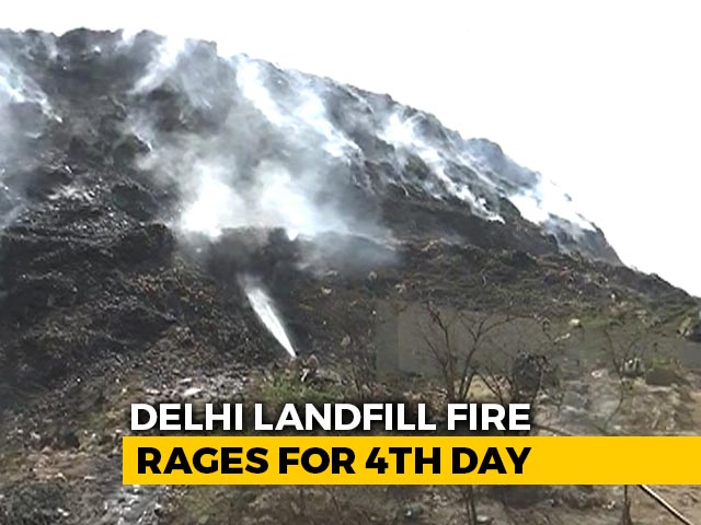 North Delhi Civic Body Fined Rs 50 Lakh As Landfill Fire Rages For 4th Day