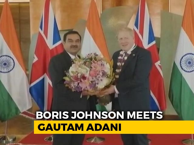Gautam Adani Hosts Boris Johnson, First UK PM To Visit Gujarat