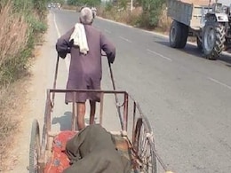 UP Man Takes Wife To Hospital In Cart. Probe Ordered After Pic Goes Viral UP Man Takes Wife To Hospital In Cart. Probe Ordered After Pic Goes Viral