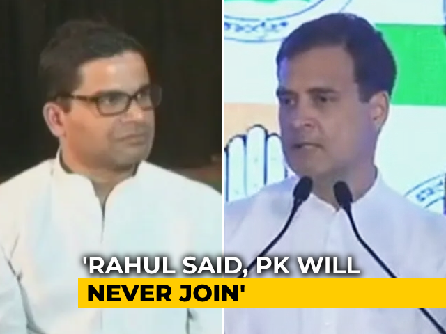 Rahul Gandhi Predicted Prashant Kishor's Refusal On Day One: Sources