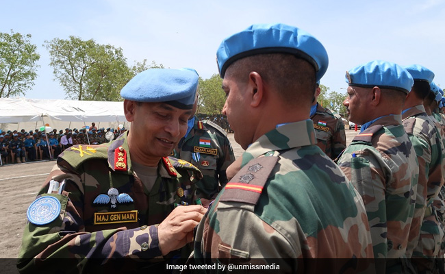 Over 1,000 Indian Peacekeepers Get UN Award For Serving In South Sudan