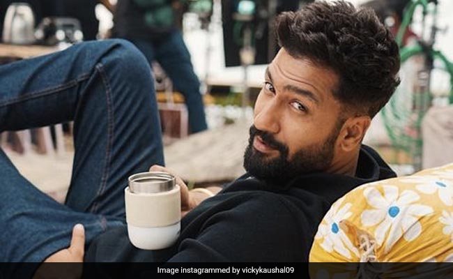 Just Vicky Kaushal Enjoying His Fifth Cup Of Coffee
