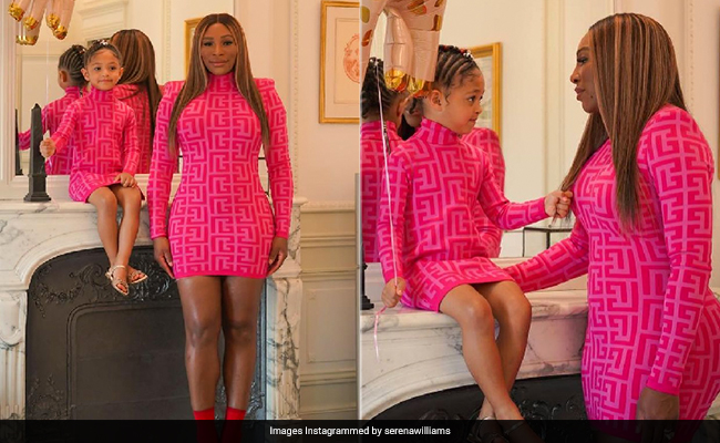 Serena Williams And Olympia Ohanian Twinning In Balmain Is The Most Adorable Thing On The Internet Today