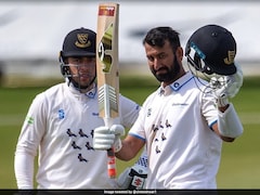 Watch: Cheteshwar Pujara Scores 3rd Consecutive Century In County Cricket