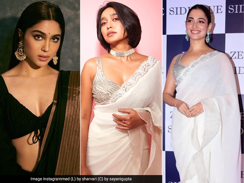 Sharvari Wagh, Sayani Gupta, Tamannaah Bhatia Choose The Desi Route In Glamourous Sarees