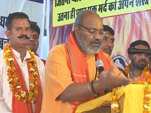 Haridwar Hatemonger Yati Narsinghanand Delivers Hate Speech In Himachal