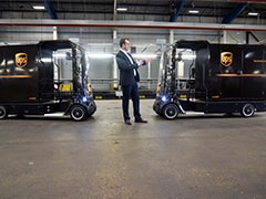 UPS Tries Out 'eQuad' Electric Bikes For Urban Deliveries
