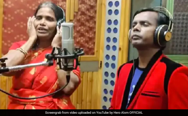 अब बांग्लादेशी सुपरस्टार हीरो अलोम के साथ बंगाली सॉन्ग गाती दिखीं रानू मंडल, वायरल हो रहा Video