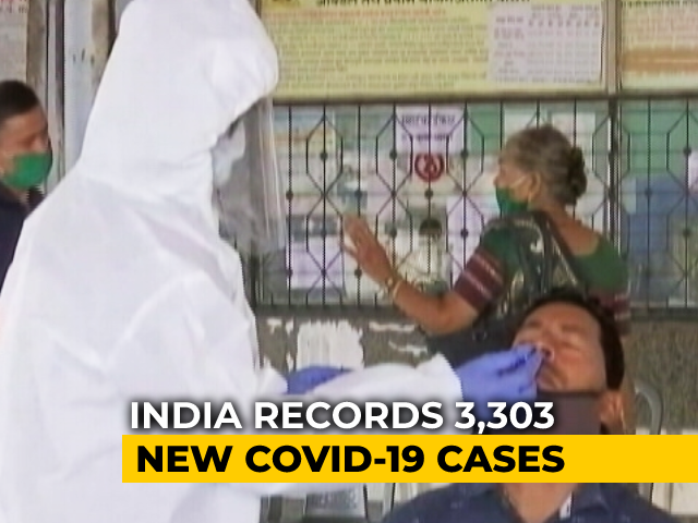 India Records 3,303 New COVID-19 Cases, 39 Covid Deaths In 24 Hours: Centre