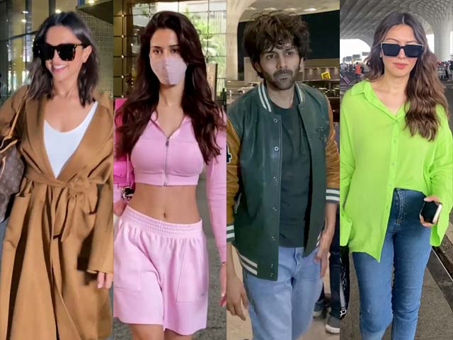 एयरपोर्ट पर स्पॉट हुईं बॉलीवुड हस्तियां, दीपिका पादुकोण और कार्तिक आर्यन का दिखा अलग अंदाज