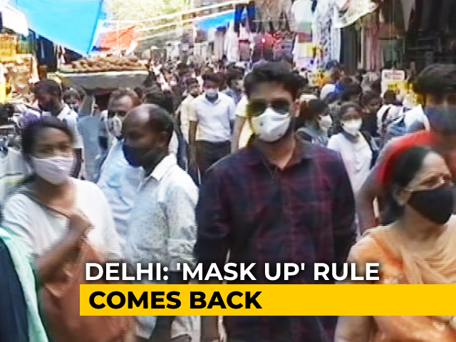 Delhi Makes Masks Must In Public Places, Those In Private Cars Exempt