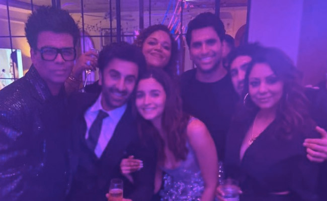 "Surrounded By Love": Karan Johar's Party Pic With Gauri Khan, Alia Bhatt And Ranbir Kapoor