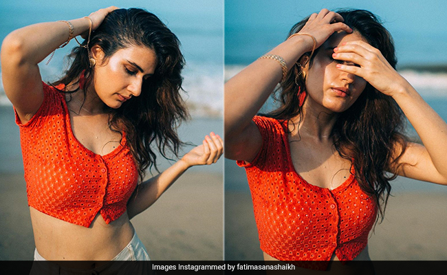 For Fatima Sana Shaikh, A Saree Blouse Is As Good At The Beach On A Summer Day