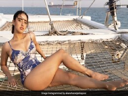 Akansha Ranjan Kapoor's Seaside Escape Is Complete With A Floral Swimsuit Akansha Ranjan Kapoor's Seaside Escape Is Complete With A Floral Swimsuit