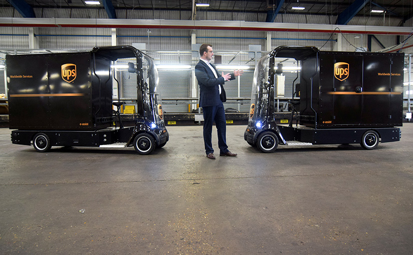 UPS Tries Out 'eQuad' Electric Bikes For Urban Deliveries