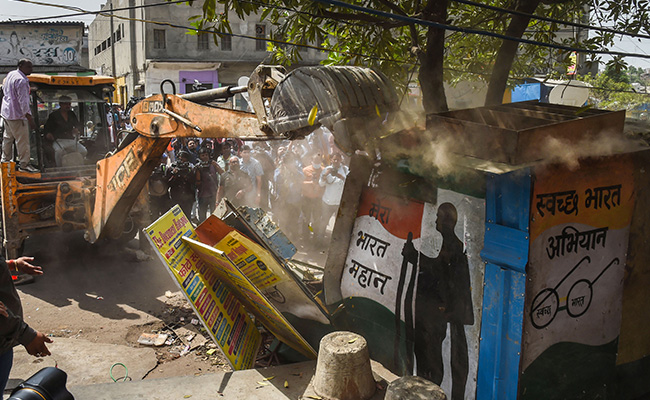 "Not Targeting Any Community": Delhi Civic Body On Jahangirpuri Demolition