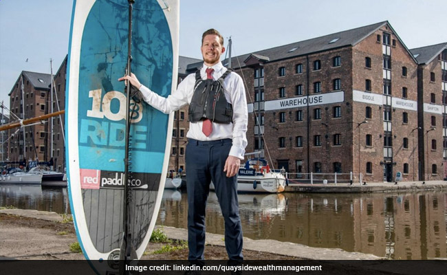 UK Man Paddleboards To Work, Saves 2,500 Pounds In Petrol, Parking Costs