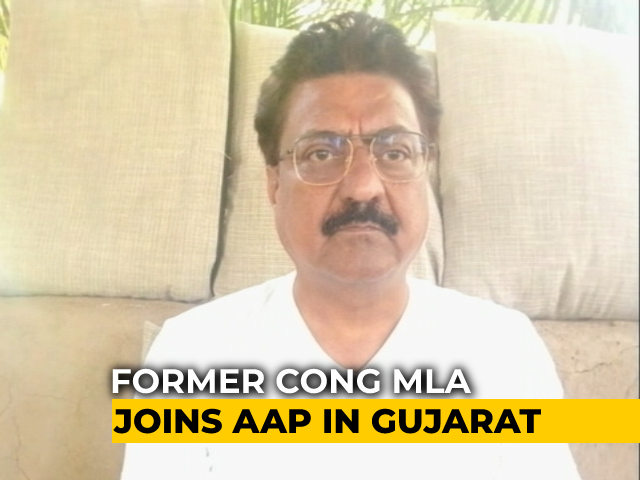 Former Congress MLA Indranil Rajguru Joins AAP In Gujarat