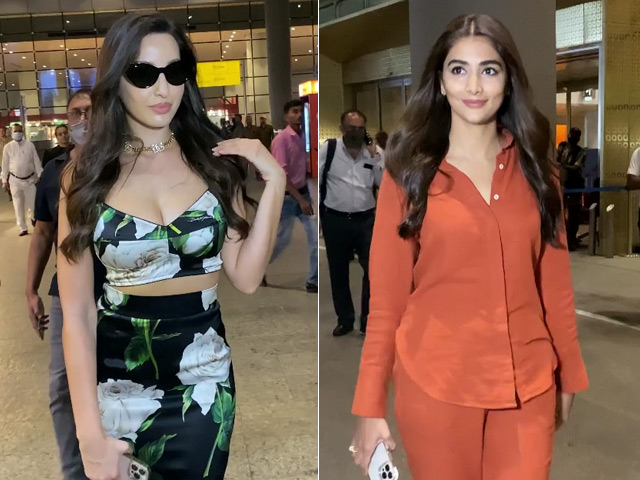 Pooja Hegde And Nora Fatehi's Airport Diaries