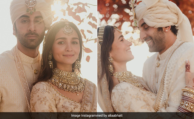Alia Bhatt And Ranbir Kapoor Are Every Bit A Wedding Fashion Dream Come True