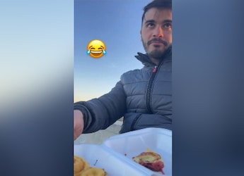 Watch: Video Shows Husband Sharing Food With Wife; Internet Calls Him An Angel, Here's Why Watch: Video Shows Husband Sharing Food With Wife; Internet Calls Him An Angel, Here's Why