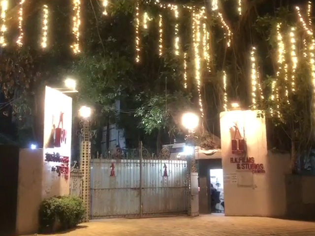 RK Studios Lit Up Ahead Of Reported Alia Ranbir Wedding