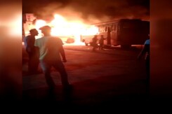 Punjab Bus Conductor Dies After Major Fire At Bathinda Bus Stand Punjab Bus Conductor Dies After Major Fire At Bathinda Bus Stand
