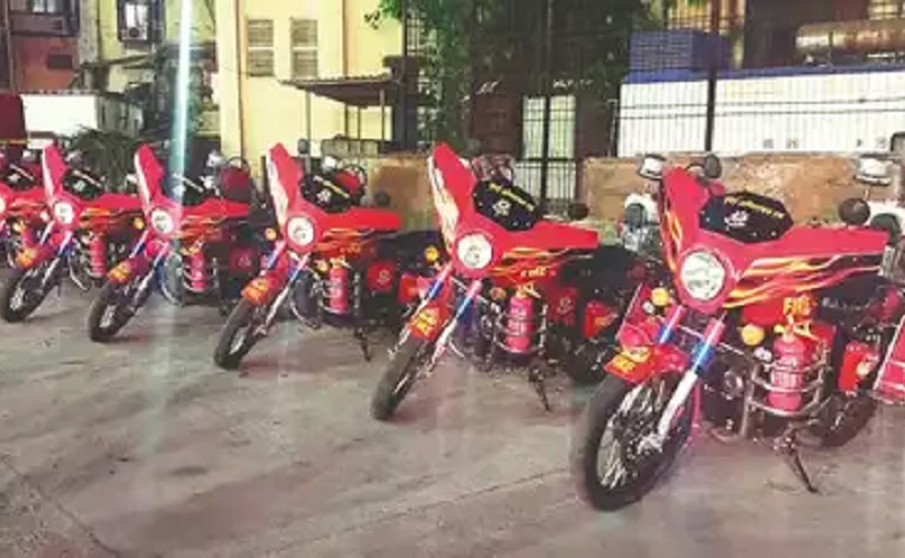Mumbai Fire Brigade Inducts 12 Firefighting Bikes Into Its Fleet