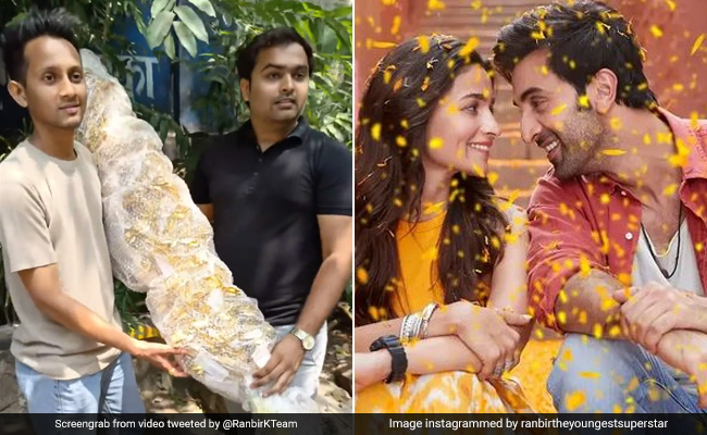 रणबीर-आलिया की शादी पर सूरत के ज्वैलर ने भेजा सोने का गुलदस्ता, वायरल हुआ VIDEO, जानिए क्या है कीमत